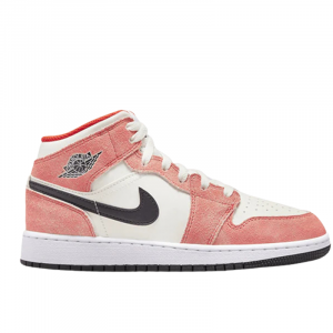 Jordan 1 Mid SE Orange Suede